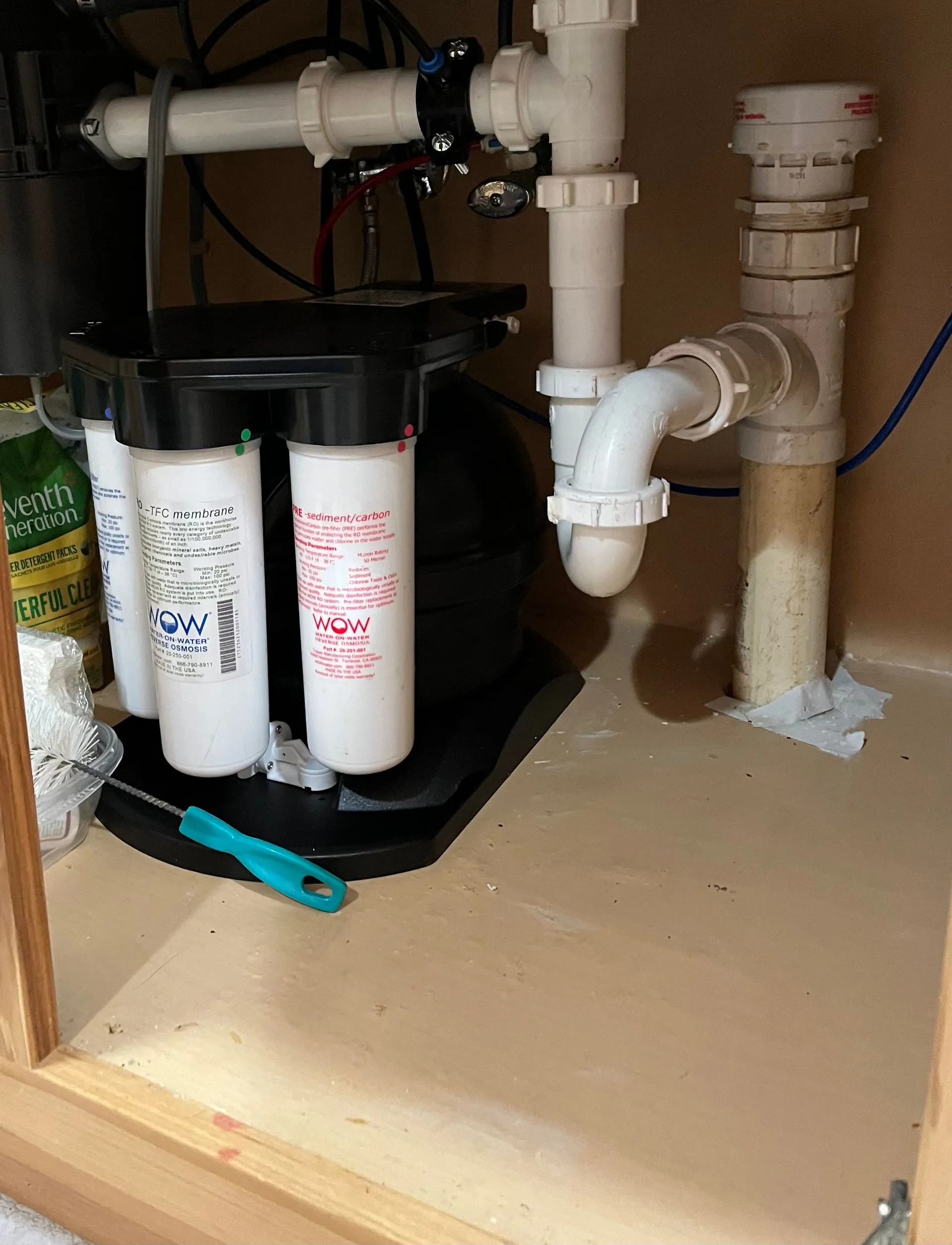 Change water filters